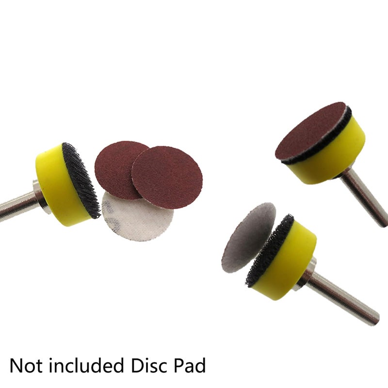CTPICXM 100pcs 1inch 60 Grit Hook and Loop Sandpapers Sander Disc Sanding for Drill Grinder Rotary Tools - Image 3
